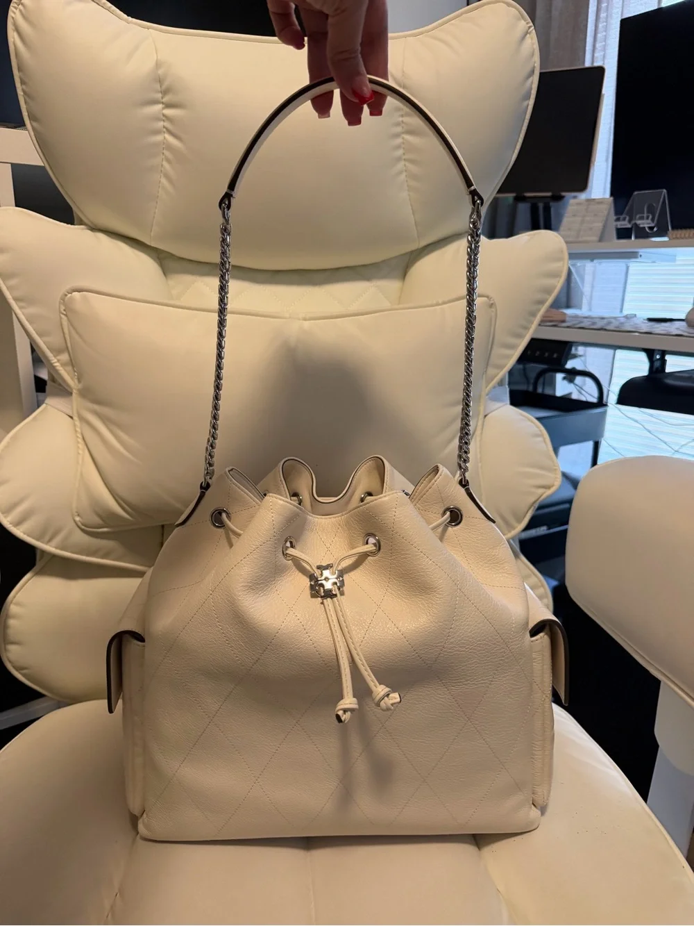 Tory Burch Large Charlie Drawstring